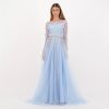 BAHI 000002 1 Sky Blue Kaftan Dress