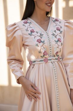 BAHI 000009 5 Peachy-Pink Kaftan
