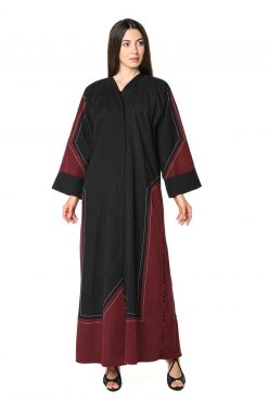 MOI012214 4 Maroon Abaya
