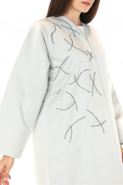 MOI012226 4 Bridal Satin Abaya