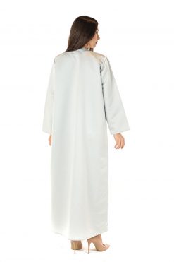 MOI012226 5 Bridal Satin Abaya