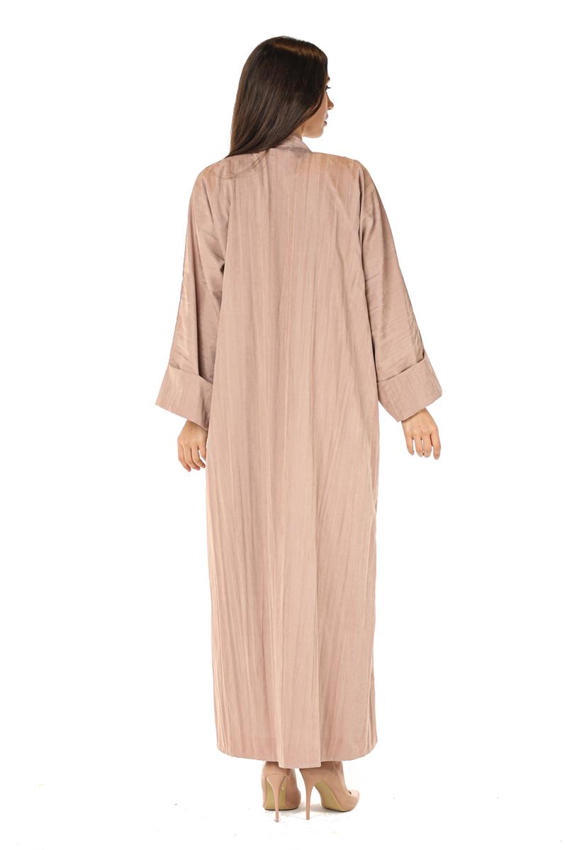 Pink Embroidered Abaya 4 Pink Embroidered Abaya - Image 4