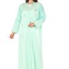 Shimmer Green Abaya