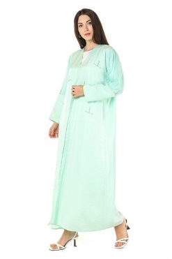 عباية خضراء لامعة 5 MOI012228 2 Shimmer Green Abaya