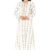 عباية كتان بيج 8 Beige Linen Abaya