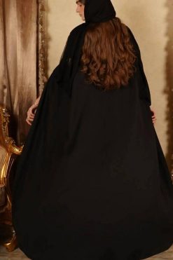 AJC 22101 6 Swarovski Cape Abaya