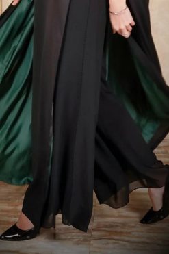 AJC 22104 3 Swarovski Cape Abaya