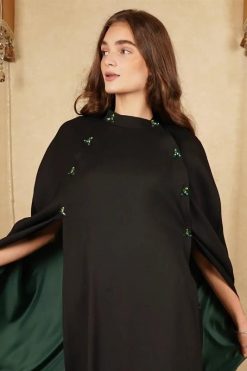 AJC 22104 4 Swarovski Cape Abaya