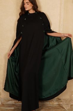 AJC 22104 6 Swarovski Cape Abaya