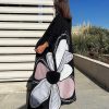 Black Flower Abaya