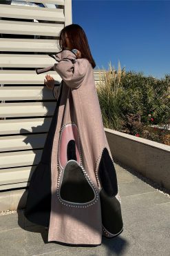 1.2 Oval Pearls Abaya