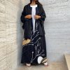 White Flower Abaya