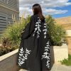 33.2 Gray Leaf Abaya