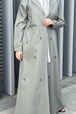 White And Grey Dress