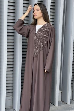 Nada Brown Abaya 7 MOI032204 3 Nada Brown Abaya