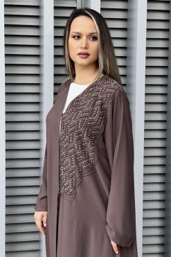 Nada Brown Abaya 9 MOI032204 5 rotated Nada Brown Abaya
