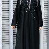 Crepe Embellished Abaya 10 MOI032205 1 Crepe Embellished Abaya