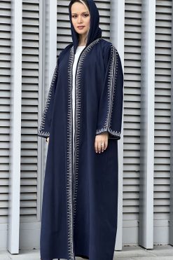 MOI032209 4 Navy Shamua Abaya