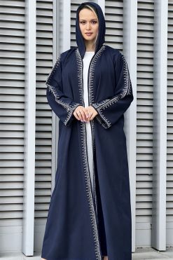 MOI032209 5 Navy Shamua Abaya
