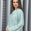 Blue Nada Embroidery Abaya