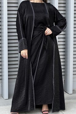 MOI032217 5 4 Pieces Abaya Set