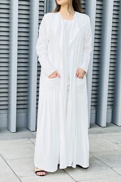 MOI032219 3 Louise Crepe Pocket Abaya