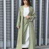 MOI032223 1 rotated Green Louise Crepe Abaya Set
