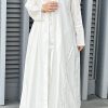 MOI032226 1 White Linen Abaya