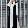 MOI032227 1 rotated Black & White Linen Abaya