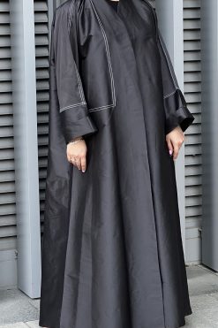 Black Taffeta Abaya