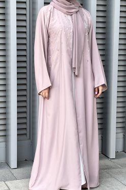 Pink Korean Nada Abaya