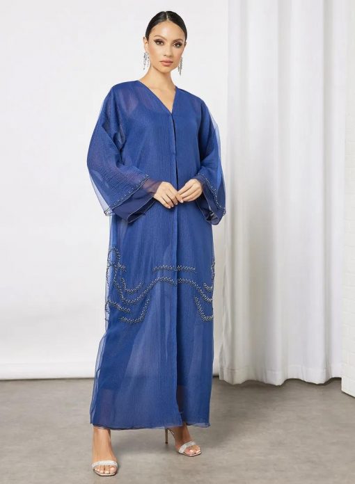 Beads embellished abaya