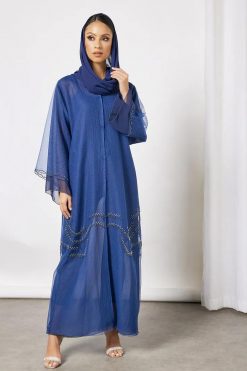Bsi3635 3 Beads embellished abaya