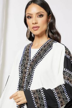 Black Embroidery Work With Inner