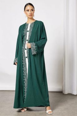 bsi3639 4 Embroidered bisht with inner