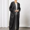 Black Embroidery Abaya
