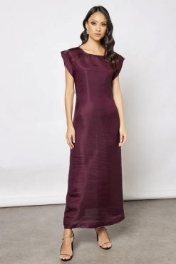 Maroon Abaya inner