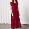 Maroon Abaya inner Dress