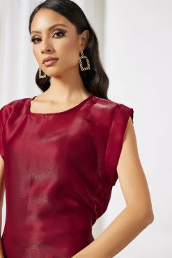 bsi3649 3 Maroon Abaya inner Dress