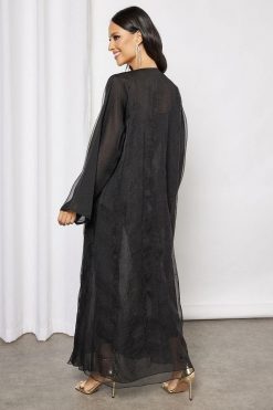 bsi3657 5 Beads embellished abaya