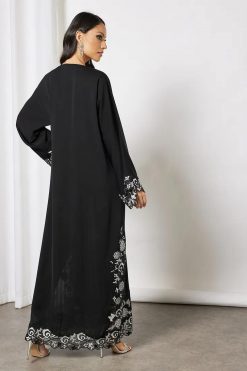 Bsi3658 4 Beads embellished abaya