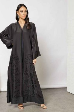 bsi3661 3 Beads embellished abaya
