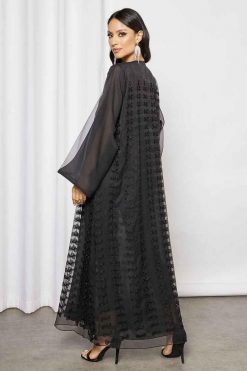Bsi3662 3 Beads embellished abaya
