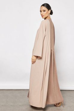 bsi3667 4 Button embellished abaya