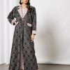 Jacquerd printed abaya