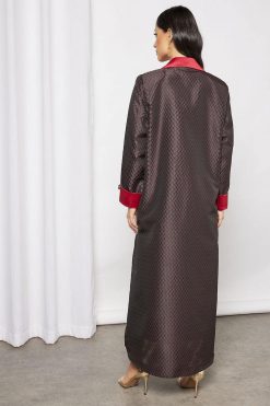 bsi3672 5 Jacquerd printed abaya