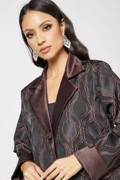 bsi3673 2 Jacquerd printed abaya