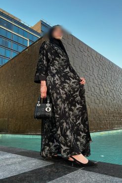WhatsApp Image 2022 03 22 at 10.03.44 PM 3 Copy Black Mesh Abaya