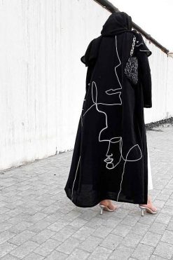 عباية الوجه 3 YN 22134 2 Face Abaya