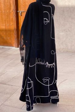YN 22135 6 The Eye Abaya